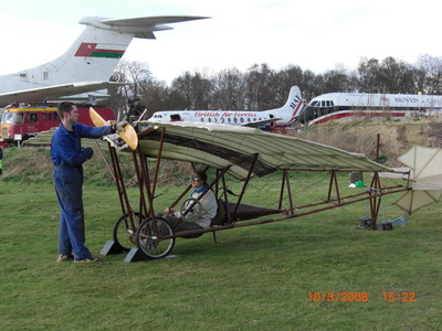 Aeroplane Engine Testing at Brooklands
